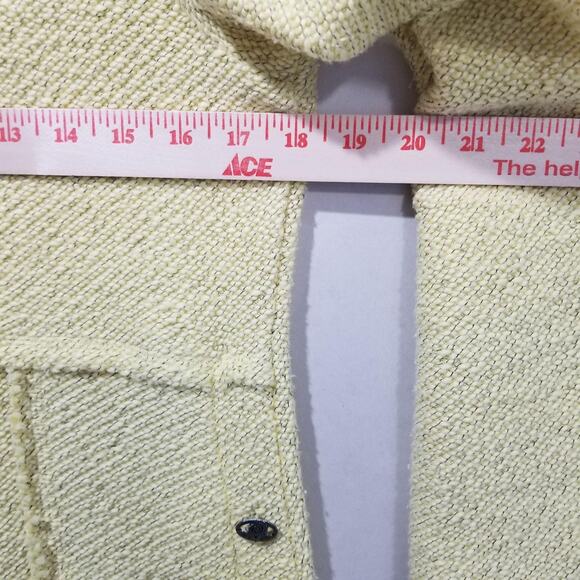 Soft Surroundings Sweater Womens Small Yellow Cowl Neck Breakwater Tunic 2A793 - Picture 8 of 10